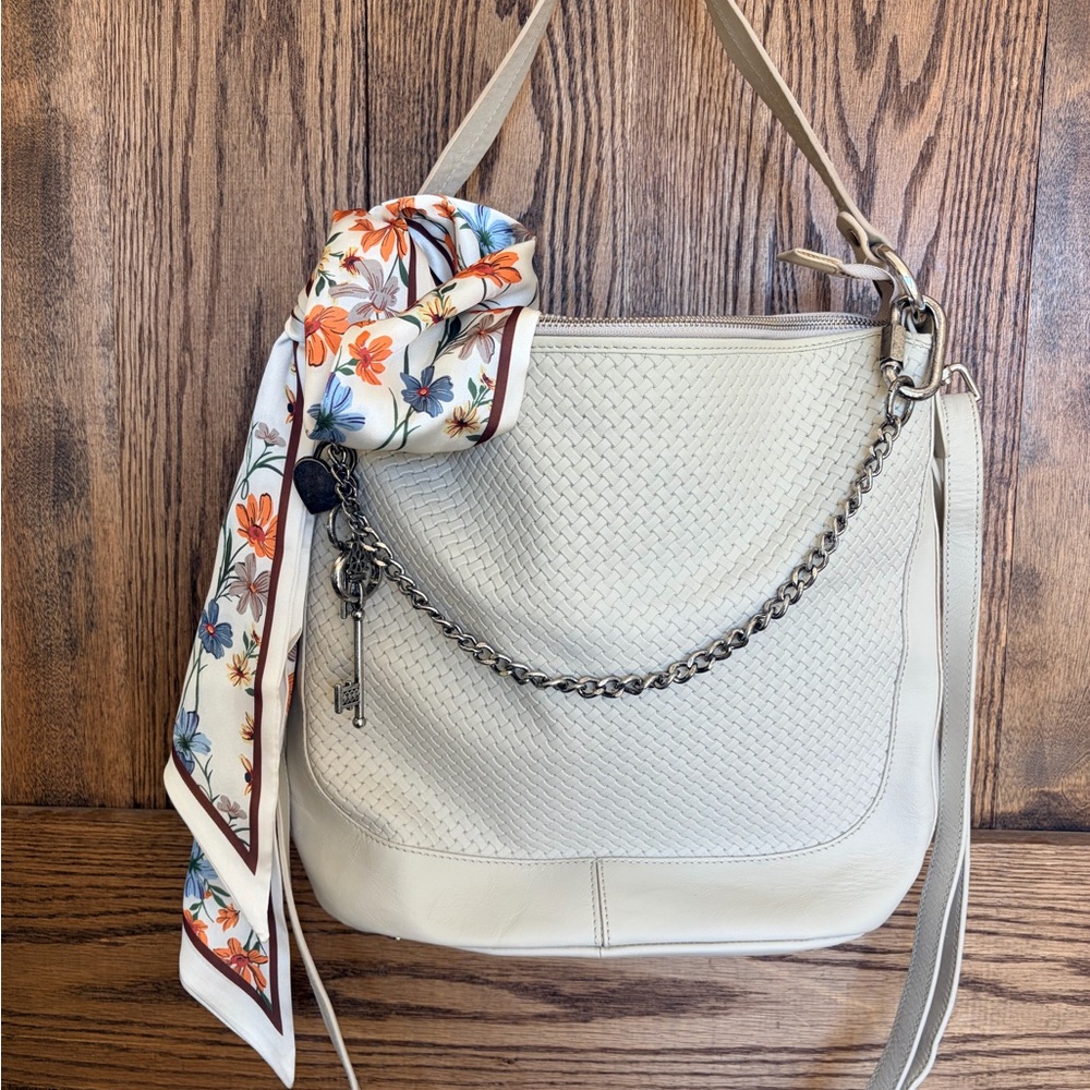 🩶 Free People🩶 Silver Cross Padlock Charm for purse chain - Picture 3 of 4